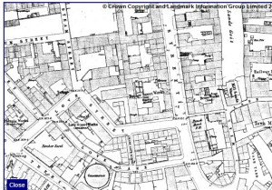 Bridge Street Works 1853 Town Plans