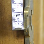 Width of the dovetail slot for the knife
